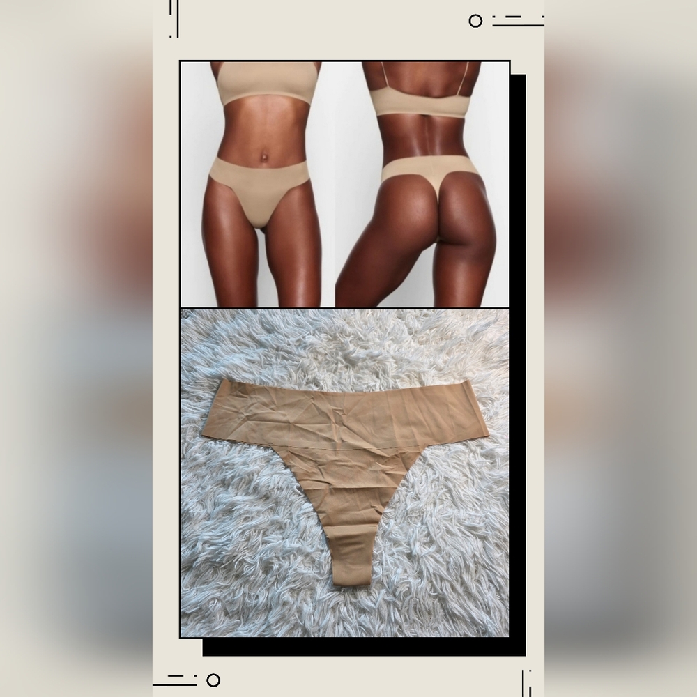 Skims Naked Dipped Thong/2X NWT/  CLAY